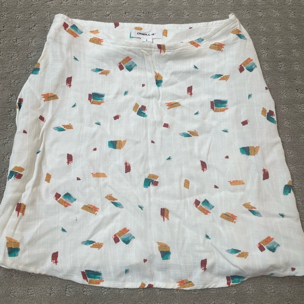 White Colorful O’Neill Skirt